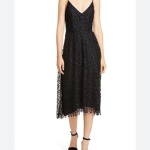 Joie Black Lace Midi Dress